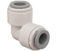 John Guest Equal Elbow 3/16 inch Tube OD x 3/16 inch Tube OD (one Supplied)