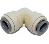 John Guest Equal Elbow 3/8 Inch Tube OD X 3/8 Inch Tube OD (One Supplied)