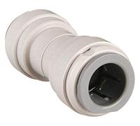 John Guest Acetal Copolymer Tube Fitting, Union Straight Connector, 3/8" Tube OD (Pack of 10)