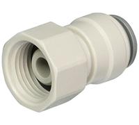 John Guest Female Adaptor 1/2 inch Tube OD x 1/2 inch BSP Thread Cone End (one Supplied)