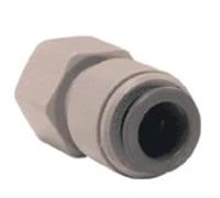 John Guest Female Adaptor 3/8 inch Tube OD x 1/4 FFL Thread (one supplied)