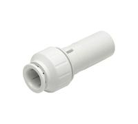 John Guest Fitting Reducer 15 X 10mm Pem061510W (Pack Of 10) in White John Guest White