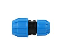 John Guest MDPE Compression Reducing Coupling, 25mm x 20mm, Blue