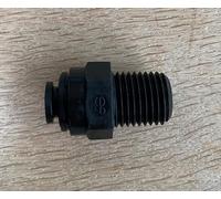 John Guest PM010622E 6mm Push Fit x 1/4" NPTF Male Threaded Straight Adapter