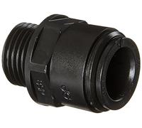John Guest PM011514E Male Connector, 15 mm x 1/2" BSPP (Pack of 10)