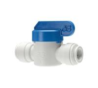 John Guest PP Shut Off Valve Connection 12 mm (One Supplied)