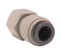 John Guest Push-to-Connect Adaptor, 5/16" Pushfit × 1/4" FFL Female, Beverage System Connector