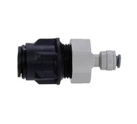 JOHN GUEST REVERSE OSMOSIS REDUCER. Push-fit 15mm to 3/8" Push-fit Tube O.D. Speedfit Part No PM011516E, CI321216FS. Imperial to Metric Acetal Fittings for Drinks Dispensers and Pure Water.