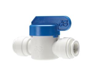 John Guest Speedfit 10mm x 10mm Polypropylene Shut Off Valve | Push-Fit Isolator Valve | PPMSV041010W