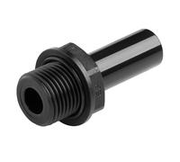 John Guest 'Speedfit 12mm X 1/2' Stem Adaptor BSP - PM051214E in Black John Guest Black