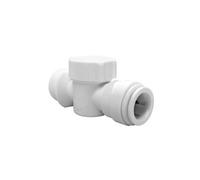 John Guest Speedfit 15mm Push Fit Shut Off Tap - Pack Of 3 For Easy Water Flow Control