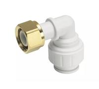 John Guest Speedfit 15mm X 1/2" Bent Tap Connector - Pack Of 2 For Easy Plumbing