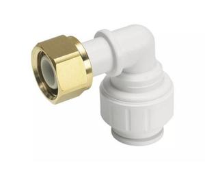 John Guest Speedfit 15mm X 1/2" Bent Tap Connector - Pack Of 2 For Easy Plumbing