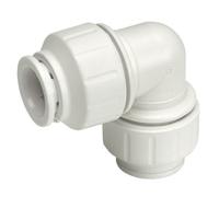 John Guest Equal Elbow 22mm PEM0322W in White John Guest White