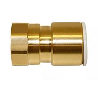 John Guest Speedfit Brass Coupler 15mm X 1/2" Female (Pack of 5)