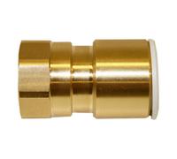 John Guest Speedfit Brass Coupler 22mm X 3/4" Female (Pack Of 5)