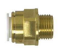 John Guest Speedfit Brass Coupler 22mm X 3/4" Male Bsp (Pack Of 5)