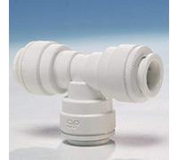 John Guest Speedfit PP0208W 1/4OD Union Tee, 10-Pack