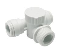 John Guest Speedfit Push Fit Appliance Tee For Easy Installation - 15mm X 3/4 (Pack Of 2)