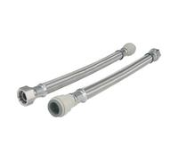 John Guest Speedfit Push Fit Braided Hose 300mm - 15mm X 3/4 (Pack Of 10) For Quick Install