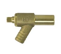 John Guest Speedfit Push Fit Brass Drain Valve 15mm - Pack Of 2 For Central Heating Systems