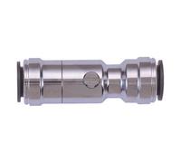 John Guest Speedfit Push Fit Chrome Service Valve 15mm Pack Of 10 For Quick Install