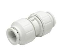 John Guest Speedfit Push Fit Straight Coupler 10mm - Pack Of 2 For Quick Pipe Connections