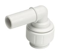John Guest 'Speedfit Stem Elbow' 10mm X 15mm Stem PEM221015W in White John Guest White