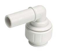 John Guest 'Speedfit Stem Elbow' 15mm in White John Guest White