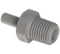 John Guest Stem Adaptor 3/8 inch Stem x 1/4 NPTF Thread (one supplied)