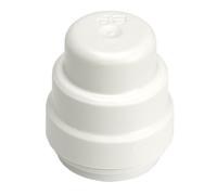 John Guest Stop End 15mm (Pack Of 2) in White John Guest White
