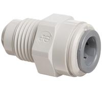 John Guest Straight Adaptor 3/8 inch Tube OD x 1/4 inch MFL Male Thread (one Supplied)