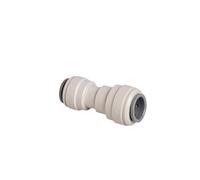 John Guest straight Reduce connector 1/4" PF (quick connect) x 3/8" PF Speed fittings for water filters, reverse osmosis systems, vending machines, Side by side refrigerators