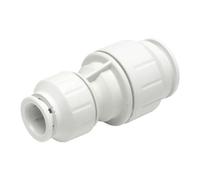 John Guest Straight Reducing Connector 22mm X 15mm in White John Guest White