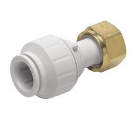 John Guest Straight Tap Connector 10mm X 1/2 in White John Guest White