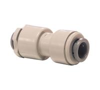 John Guest Superseal Straight Connector, 3/8" Pushfit to 3/8" Speedfit, Leak-Proof Fitting