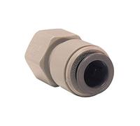 JOHN GUEST TAP ADAPTOR. Push-fit Tube O.D. 3/8" to 7/16"-24 UNS Thread. Speedfit Part No CI3212U7S. Inch Size Threaded Acetal Fittings for Drinks Dispensers and Pure Water.