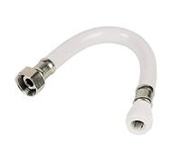 John Guest White PVC Hose 300mm - 15mm X 1/2" TC (Pack Of 2) John Guest White