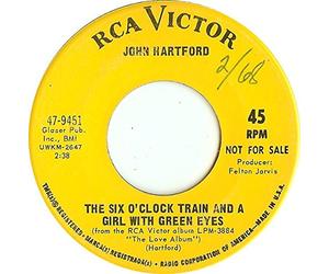JOHN HARTFORD big blue balloon RCA 9451 (45 single vinyl record)