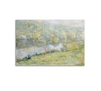 John Henry Twachtman Painter Work Poster Autumn Mist》 Wall Art Scroll Canvas Painting Picture Living Room Decor Home 08x12inch(20x30cm)