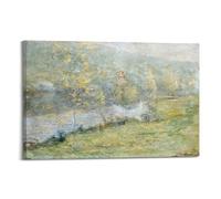 John Henry Twachtman Painter Work Poster Autumn Mist》 Wall Art Scroll Canvas Painting Picture Living Room Decor Home 16x24inch(40x60cm)
