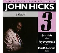 John Hicks - Is That So? (Remaster) [Japan LTD CD] CDSOL-6349