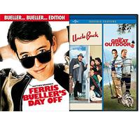 John Hughes 3-Pack - Ferris Bueller's Day Off (Bueller...Bueller...Edition) & Uncle Bucks and The Great Outdoors 3-DVD Bundle