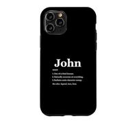 John Is A Legend Dictionary Definition Funny Saying Case for iPhone 11 Pro