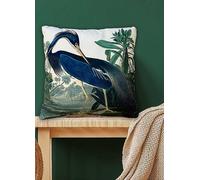 John James Audubon Louisiana Heron 55x55cm Cushion Multi