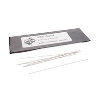 John James Extra Long Pearl Stringing Needles, Size 12, 10 Needles per Pack, Made in England, Use for Loom Weaving Beadwork, Pearl stringing and Jewel...