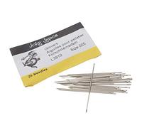 John James Glovers Needles, Size #5, 40mm in Length and 0.76mm in Diameter, Pack of 25, Triangular Point, Ideal to Pass Through Tougher Materials Such as Leather, Suede, Vinyl and Soft Plastics