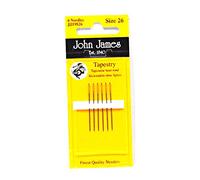 John James Metal Tapestry Needles, Set of 6, Blunt Point