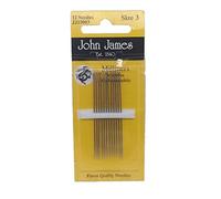 John James Milliners / Straws Hand Sewing Needles - Size 3 - 12/pk