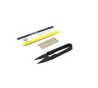 John James Saddlers Harness Needles Blunt Tip for Leather Sewing (Pack of 25) + Clippers - Size (001) + Clippers